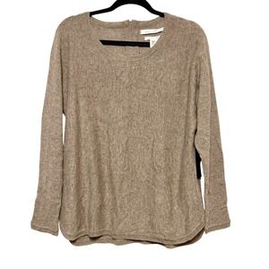 NWT Max Studio Old Money 2-Ply Cashmere Sweater Womens Size XL Minimalist Luxury